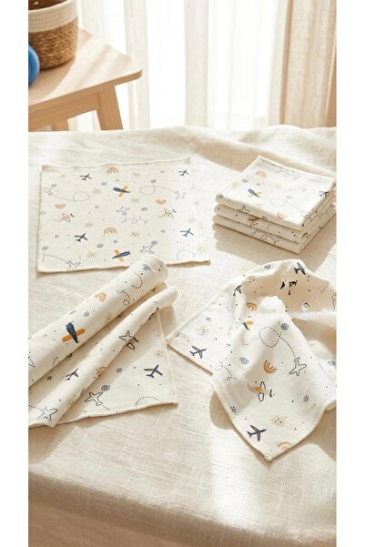 Bebila Baby Mouth Wiping Wipes Baby 7 Pack Newborn 100% Cotton Sweat Cloth 21X21