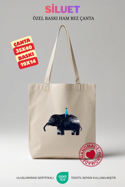 SİLUET Raw Cloth Bag