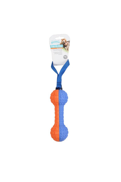 Pawise Gldisptm Squeaky Foam Dummbell Handle (04011) Dog Toy