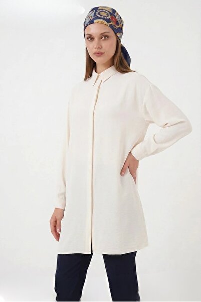Generic Brand Women's Ecru Shirt Tunic