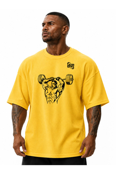 Alcoach Summer Athletic Oversized T-Shirt for Men Bodybuilding and All Sports...