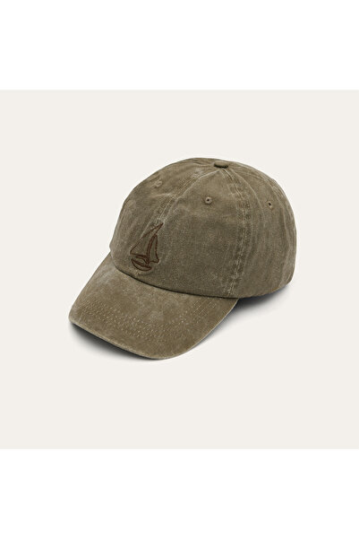 Mudo Men's Khaki Embroidered Cap Hat