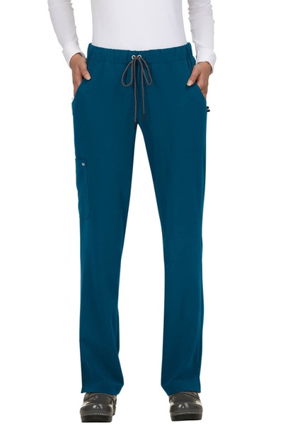 KOI Pantaloni medicali de damă Happiness Everyday Hero 739 - Albastru Caraibic
