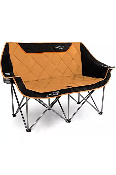 EasyLife Portable Double Camping Sofa Chair Foldable Outdoor Loveseat With Cu...