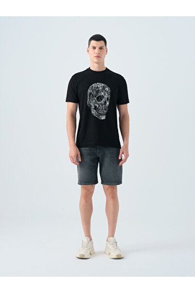 Loft Men's Combed Cotton Shorts Lf2039101 Grey Wash