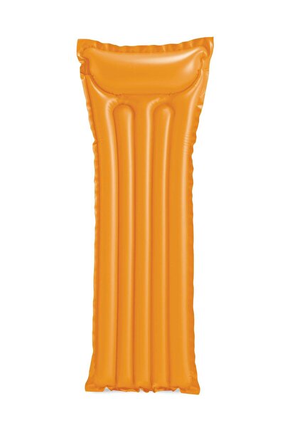 Intex مرتبة بحرية ملونة 183x69 سم - برتقالي