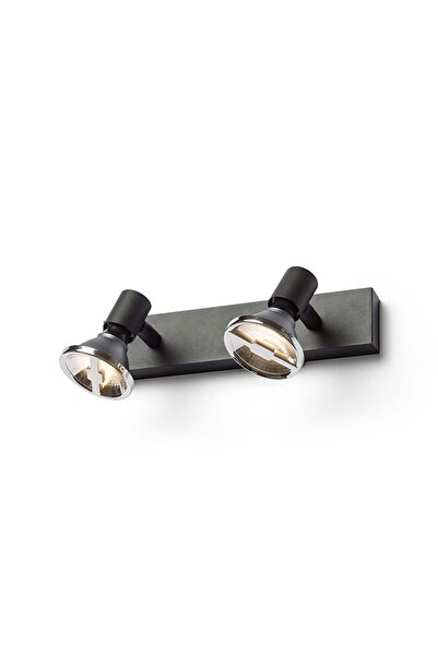Rendl Light Studio RENDL TRICA II επιτοίχιο μαύρο 230V GU10 2x25W