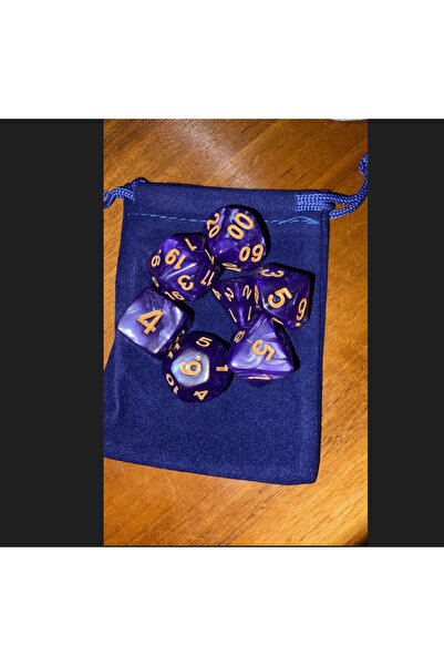 zerzembe DND EPOKSİ Frp Zar Seti 7li Set Dnd Zarı Dungeons And Dragons Masaüs...