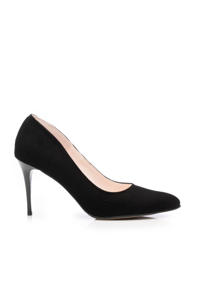 UrbanShoes Women's stiletto shoes made of Genuine Leather - 3527 Black Suede