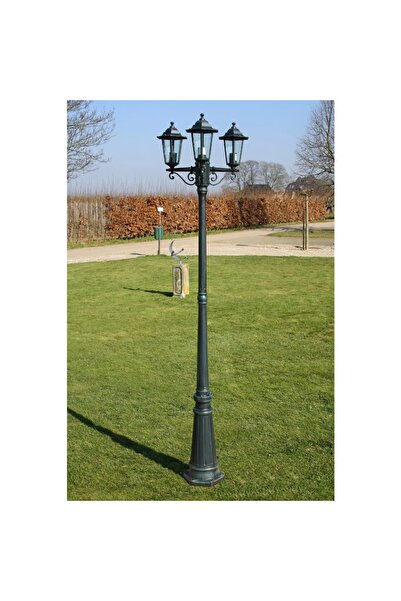 vidaxl Felinar de gradina Preston 215 cm Verde inchis