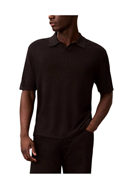Calvin Klein Ανδρικό Polo Μαύρο LV04LF313G-UB1