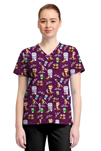Cherokee UNIFORMS Cherokee Tooniforms TF796 Γυναικεία Μπλούζα Σκραμπ με V-λαι...