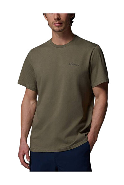 Columbia Ανδρικό CSC Basic T-shirt Χακί 2154991-397