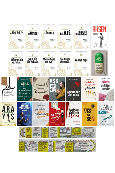 Timaş Yayınları Mehmet Yıldız 26 Kitap Set / Ahsen - Başım Secdeye Gitmiyor A...