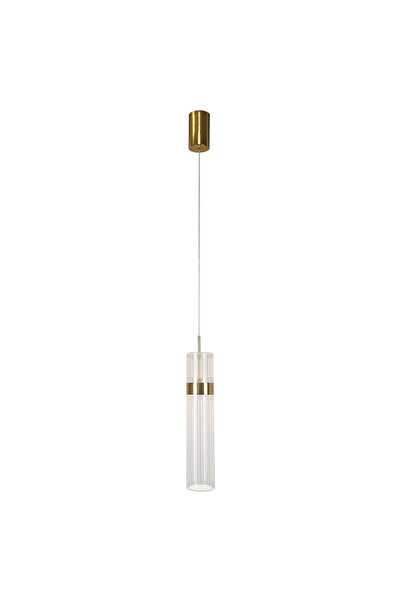 Light Prestige Lampă suspendată LED modernă AMBIENTE, Tub acrilic transparent...