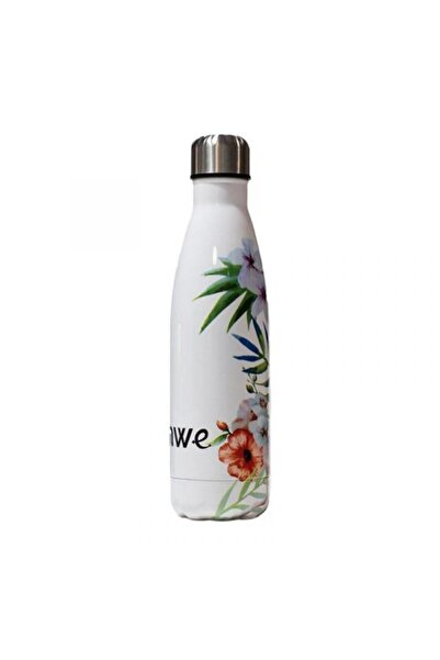 awe Stainless steel bottle, 500 ml, flamingo model