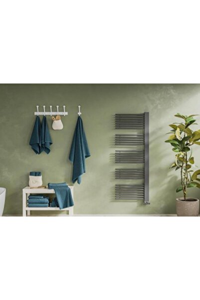 Lazzarini Radiator portprosop baie, antracit, oțel, drept, Lazzarini, Grado, ...
