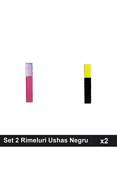 Makeup Set of 2 Mascaras Ushas Black, Professional Makeup, Volume and Length