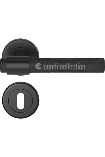 Condi Collection مقبض باب من الفولاذ المقاوم للصدأ باللون الأسود الثابت لعام ...