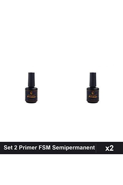 Makeup Set 2 Primer cu Acid FSM 15ml, Bază Semipermanentă Manichiură UV/LED