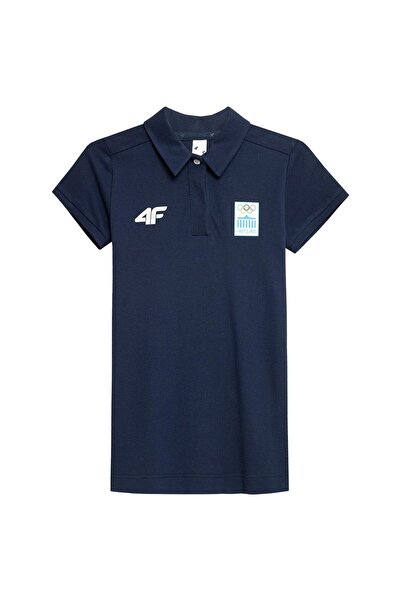 4F Women's Short-Sleeve Polo Shirt Greece-Tokyo 2020 XS