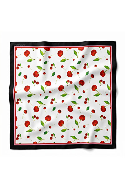 tarzınısec Alege-ți stilul: Eșarfă/Bandana cu model cireșe 70x70 cm