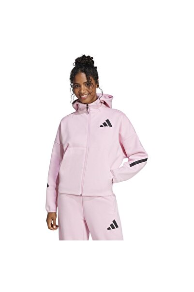 adidas Femei& # x27;s Z.N.E. Hanorac cu fermoar integral L