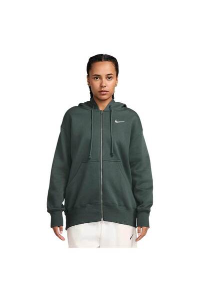 Nike Women's Sportswear Phoenix Fleece Oversized Full-Zip Hoodie L