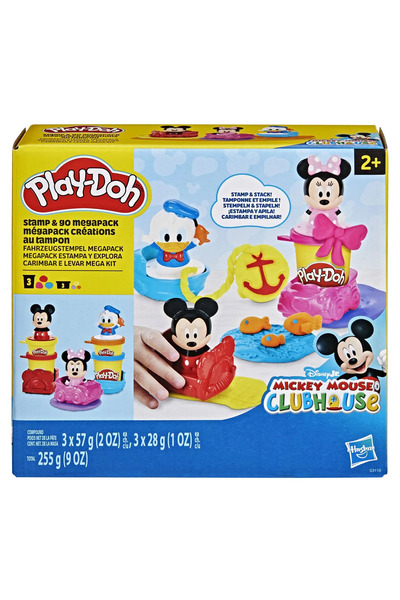 Play Doh DISNEY JR MICKEY MOUSE CLUB STAMP AND GO MEGAPACK