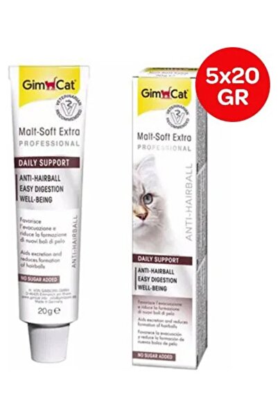 Gimcat Malt Soft Kedi Pastası 100 gr ( 5 x 20 Gr) -TY5601530