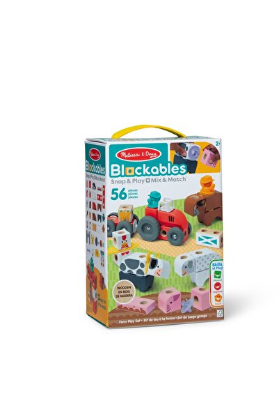 Melissa and Doug SET DE CONSTRUCȚIE FERMEI DIN LEMN