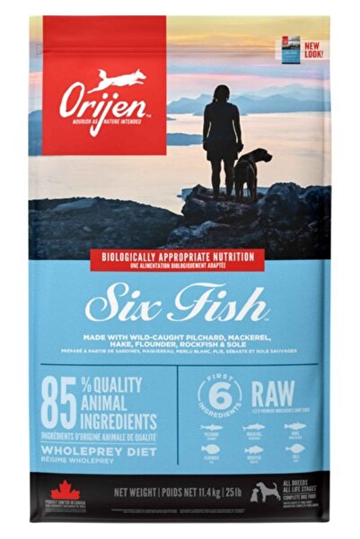 Orijen Six Fish Tahılsız Balıklı Yetişkin Köpek Maması 11,4kg -TY5596034