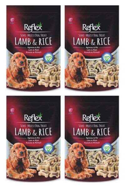 Reflex Kuzulu ve Prinçli Semi Moist Köpek Ödül Maması 4x150 grAM Sağlıklı ve ...