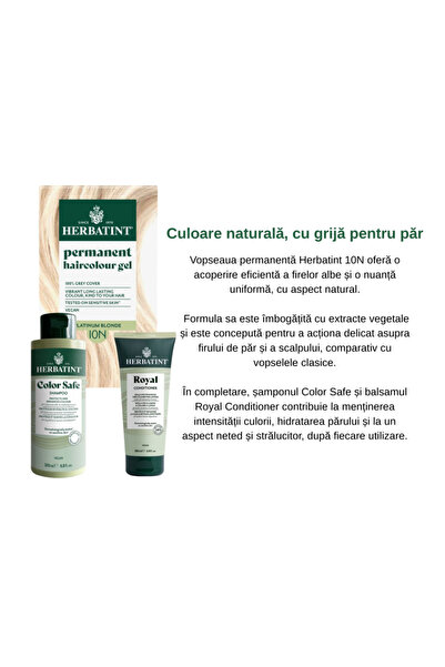 Herbatint Hair dye care package 10N