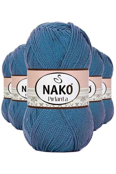 atastore2017 5 Pieces Diamond Amigurumi Hand Knitting Yarn Wool Turquoise 3409