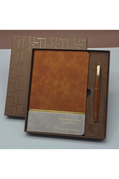 Marsilyan Teachers' Day Gifts - Notebook and Pencil Case Set Ilkelgrp-Mrs342