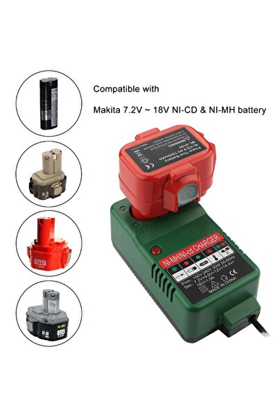 Choice EU NI-CD NI-MH Battery Charger For Makita 7.2V 9.6V 12V 14.4V 18V Batt...