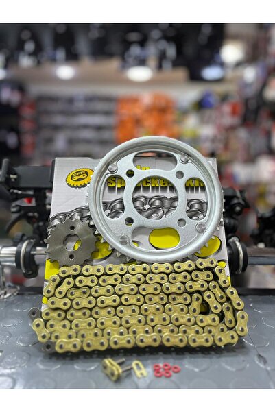 EAYMOTO Hnda Cbf 150 Oringli Gold Zincir Dişli Seti Sfr 42T-15T -126 Bakla Su...