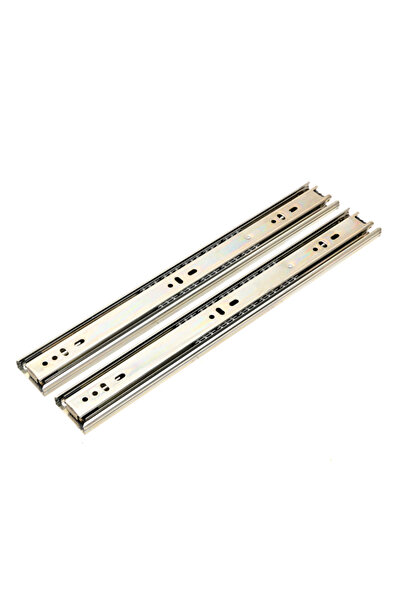 Lawazim 14inch Soft Close 2-Piece Drawer Slides Full Extension Ball Bearing R...