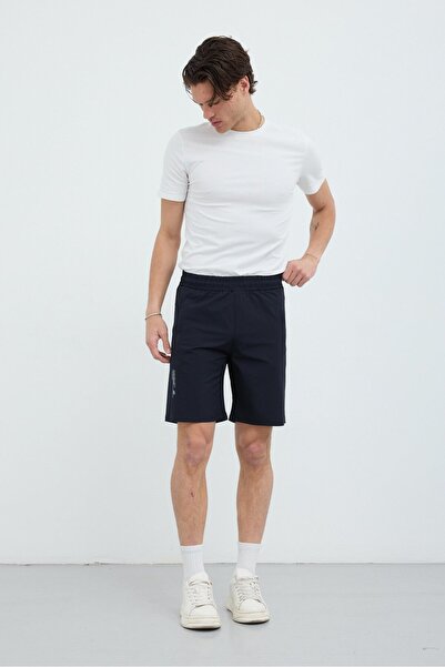 Shooter Sportswear Navy Blue Men's Premium Slim Shorts