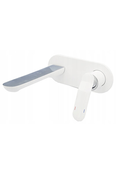 Granitan Baterie Lavoar Incastrata VENTO Alb, Alama, Design Modern