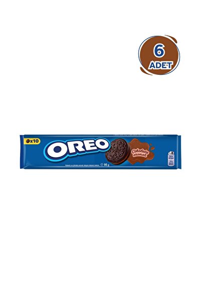 Oreo Oreo Bisküvi Çikolatalı 95gr - 6 Paket