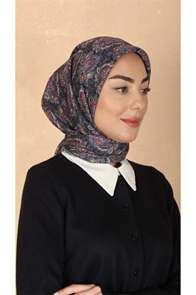 locella Lo'cella Pamuklu Soft Eşarp 4561-1 Lacivert