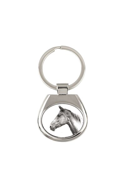 Art - Dog Breloc Art-Dog Cal Akhal-Teke – Pandantiv metalic personalizat, făr...