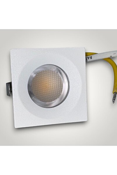 DELIGHT Square LED Spot for Furniture, 35x35mm, 3W 4100K, neutral light