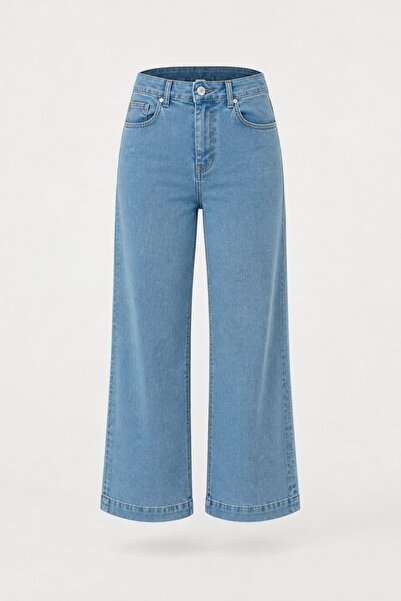 yb yağmur butik Loose Leg Cropped Jeans