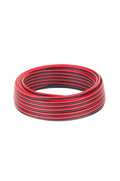 OEM Speaker cable, CCA, 0.75mm², red, black, 10m, L101981