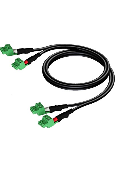 PROCAB CLA830/1 2 x Bloc terminal - 2 x Bloc terminal (3p - 3,81mm) 1 m