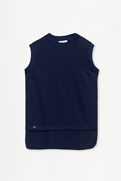 Setrms Sıfır Kollu Allerli Basic Tunik