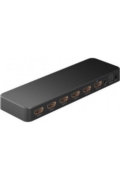 goobay Comutator matricial HDMI 4 la 2 (4K la 60 Hz), negru, 58479